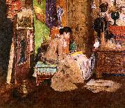 Chase, William Merritt In the Studio Corner Spain oil painting artist